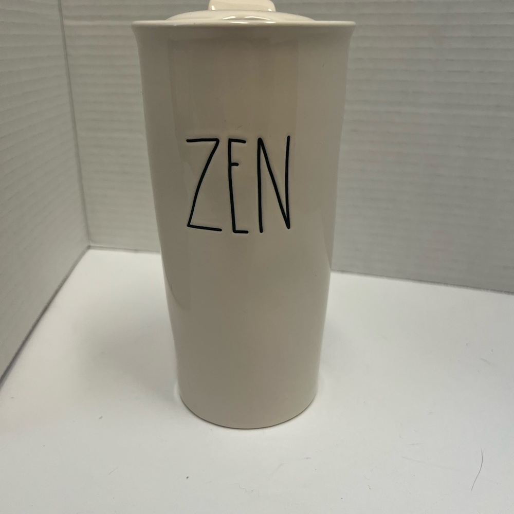 Rae Dunn Cream Zen Tumbler